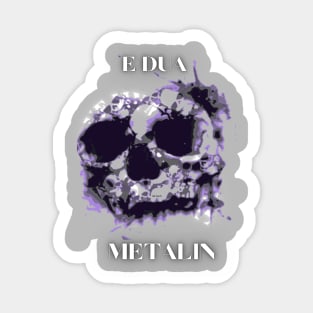 SKULLS IN SKULL "I LOVE METAL" Sticker